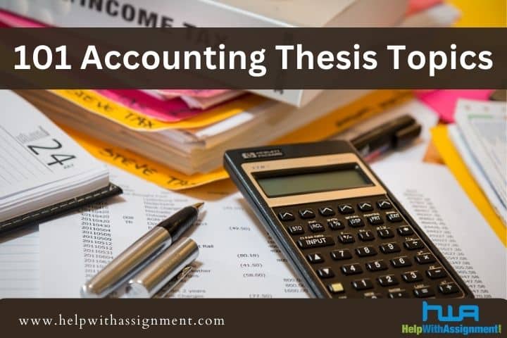 accounting thesis topics