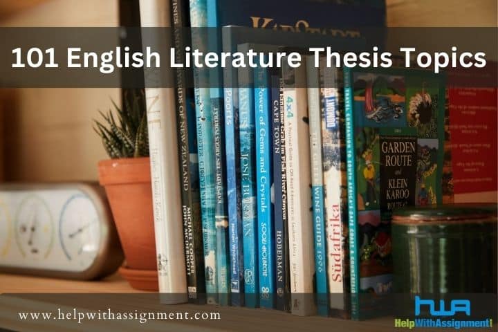 english literature thesis topics