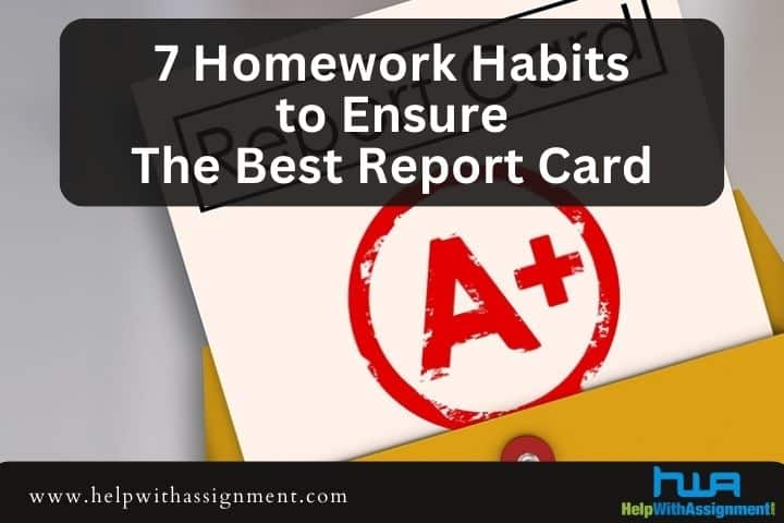 homework habits for best grades