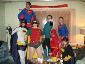 Justice League Halloween Party