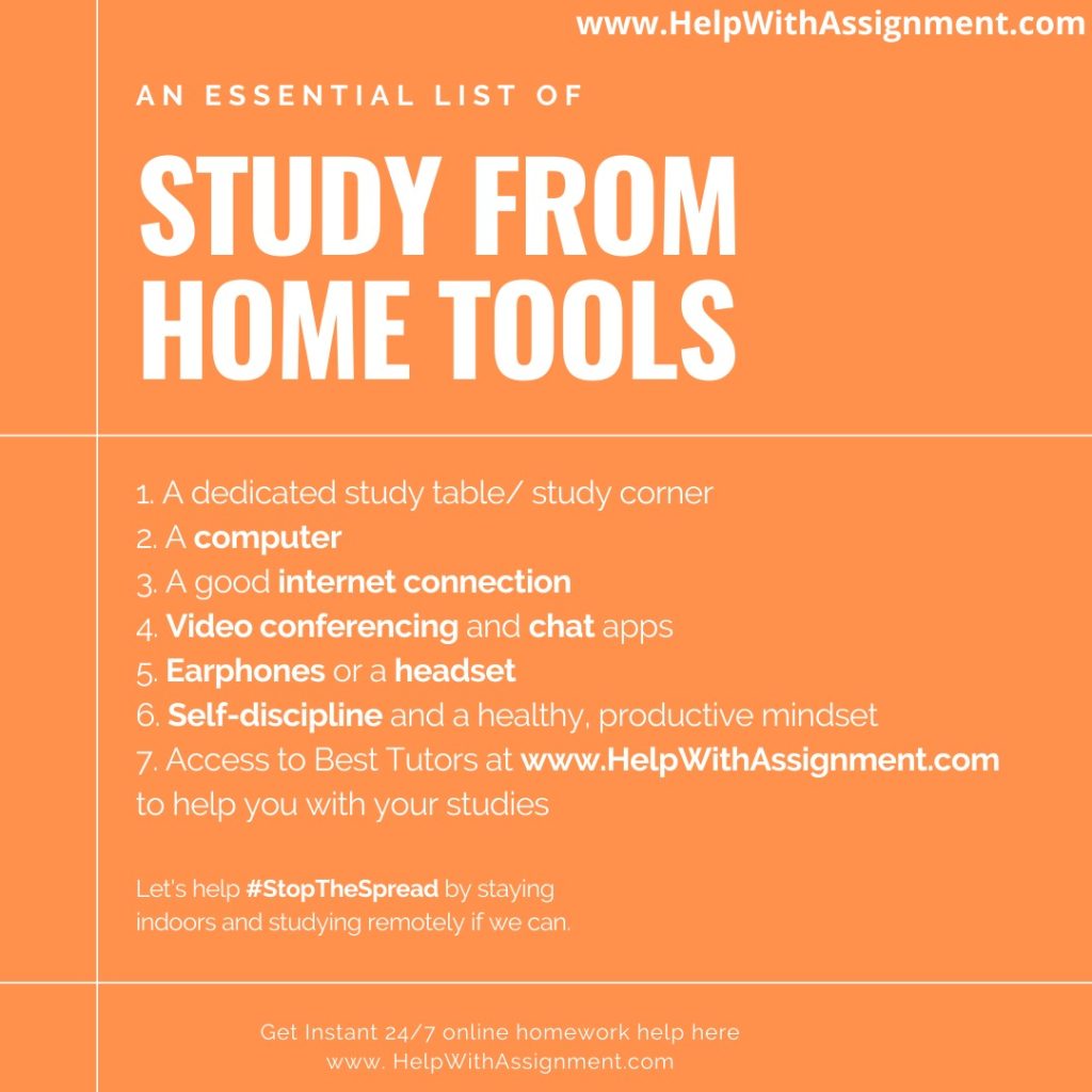 study from home tools